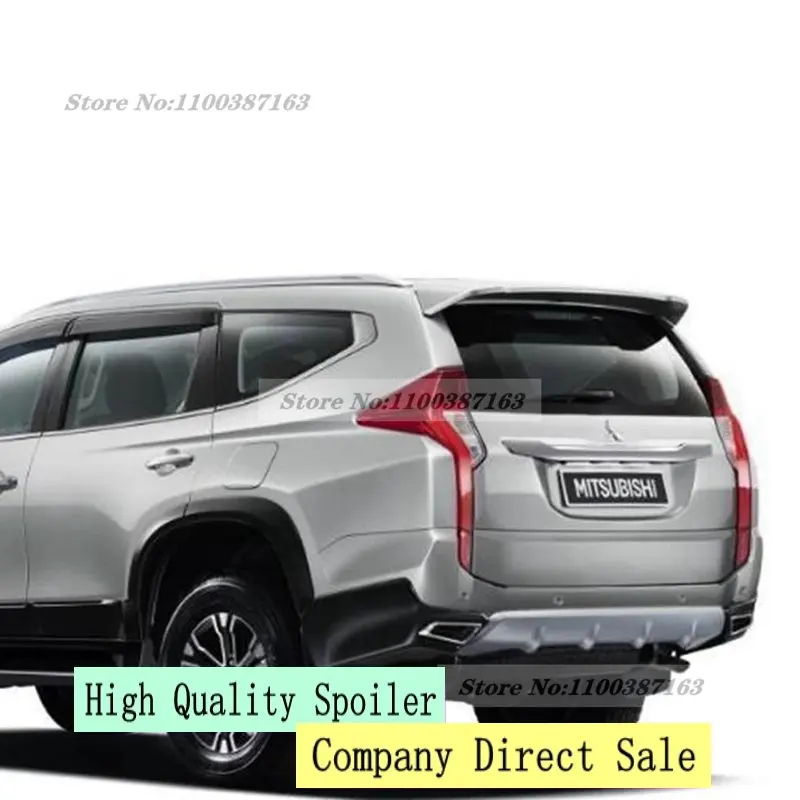 

Car Styling ABS Plastic Unpainted Primer Rear Trunk Wing Spoiler Fit For Mitsubishi Pajero Sport Spoiler 2016 2017 2018 2019