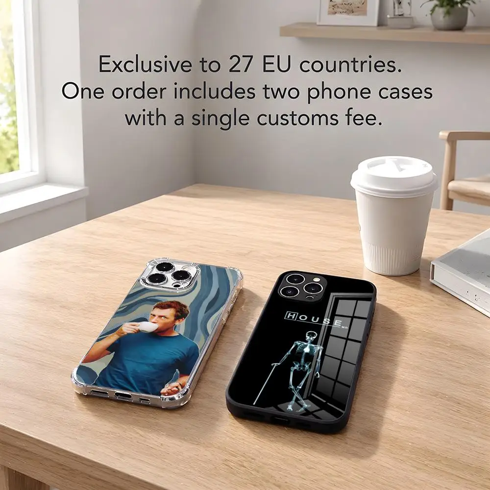 Фото Чехол для телефона House MD TV для iPhone 17 Pro Max 15 Pro 16 14 Plus 12 13 Mini 11 Pro, противоударный, с защитным стеклом №1