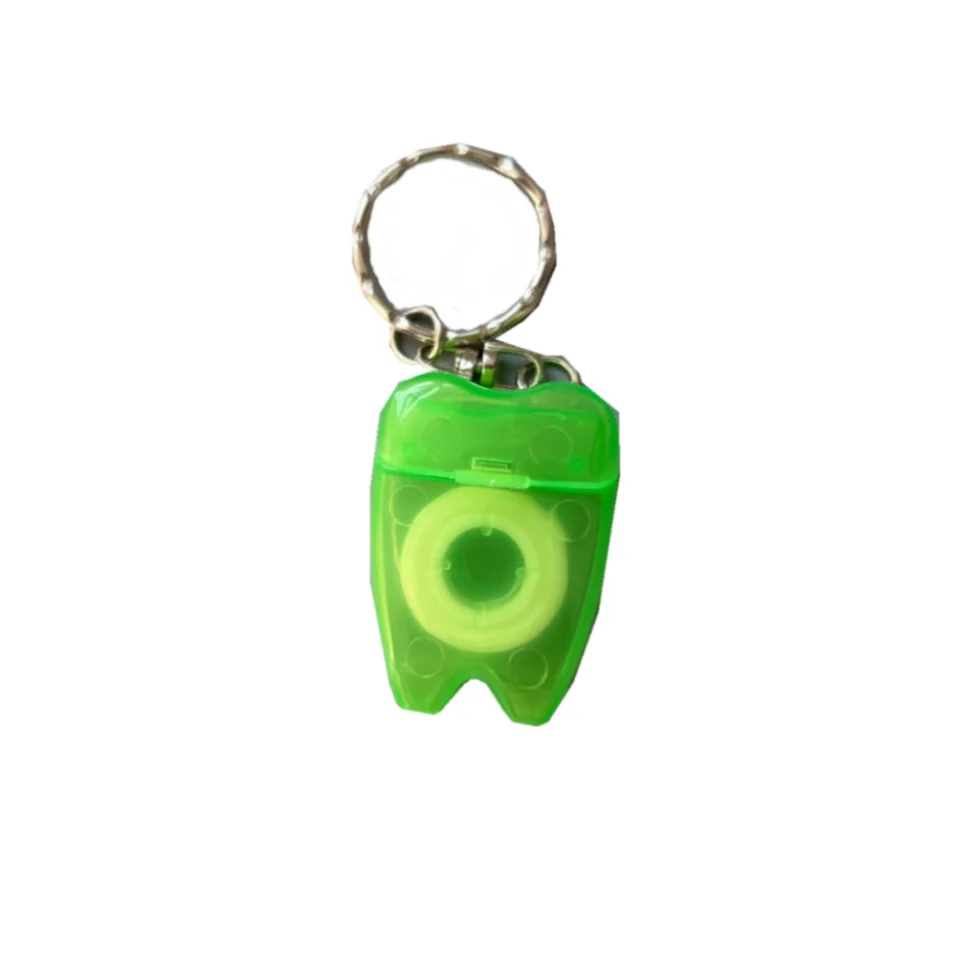 

Portable Dental Floss with Key Chain Teeth Oral Care