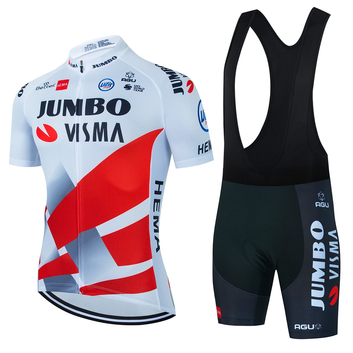 

2022 Jumbo Visma Team Cycling Jersey Set France Tour Cycling Clothing Summer Road Bike Shirt Suit Bicycle Bib Shorts MTB Maillot