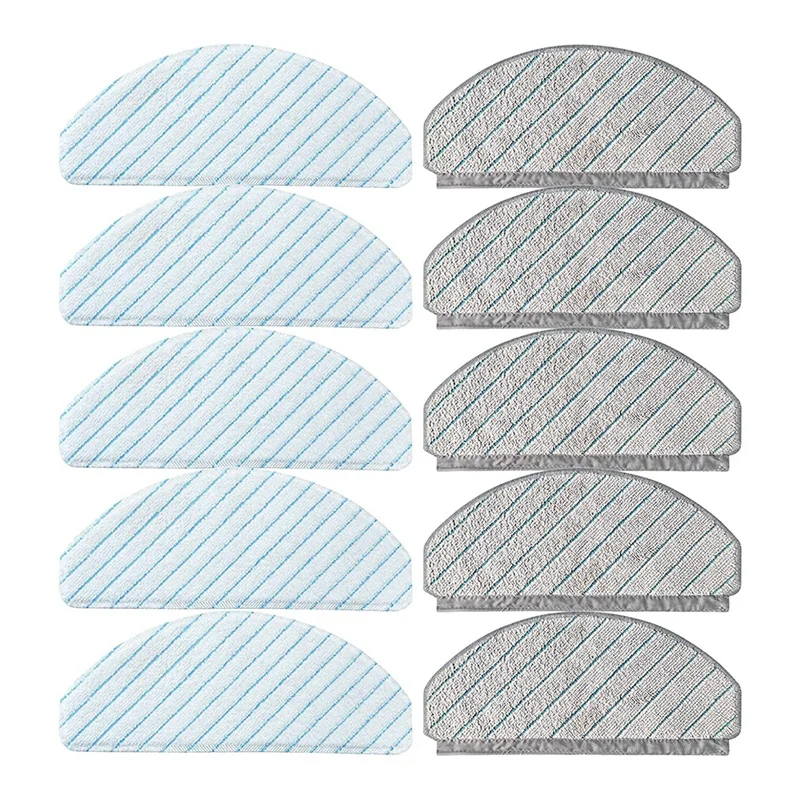 

Pack Of 10 Mop Cloths Accessories For ECOVACS DEEBOT T10/T10 PLUS Vacuum Cleaner Replacement Parts Mop Rag
