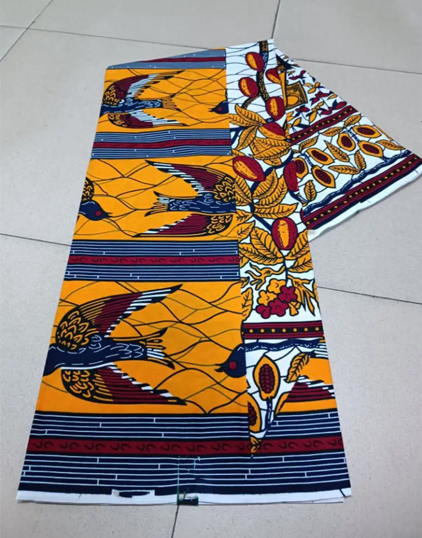 

ankara fabric african cotton real wax print veritable wax guaranteed original 6yards 2022 100% cotton diy sewing material