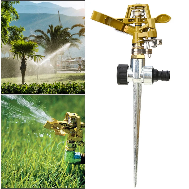 

Garden Sprinkler 360 Degree Adjustable Lawn Grass Rotatable Sprayer Irrigation Garden Watering System Sprayer 1pcs