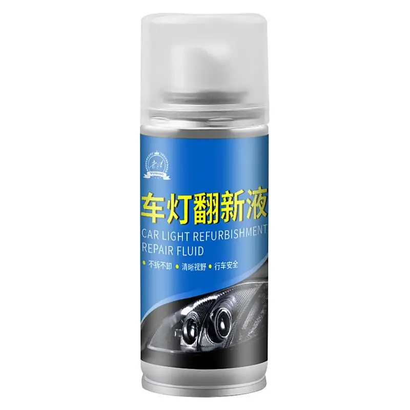 

Headlight Restoration Spray 5.6oz Auto Headlamp Cleaner Auto Headlight Restorer Liquid Lens Cleaner Spray Not Greasy Motorcycle