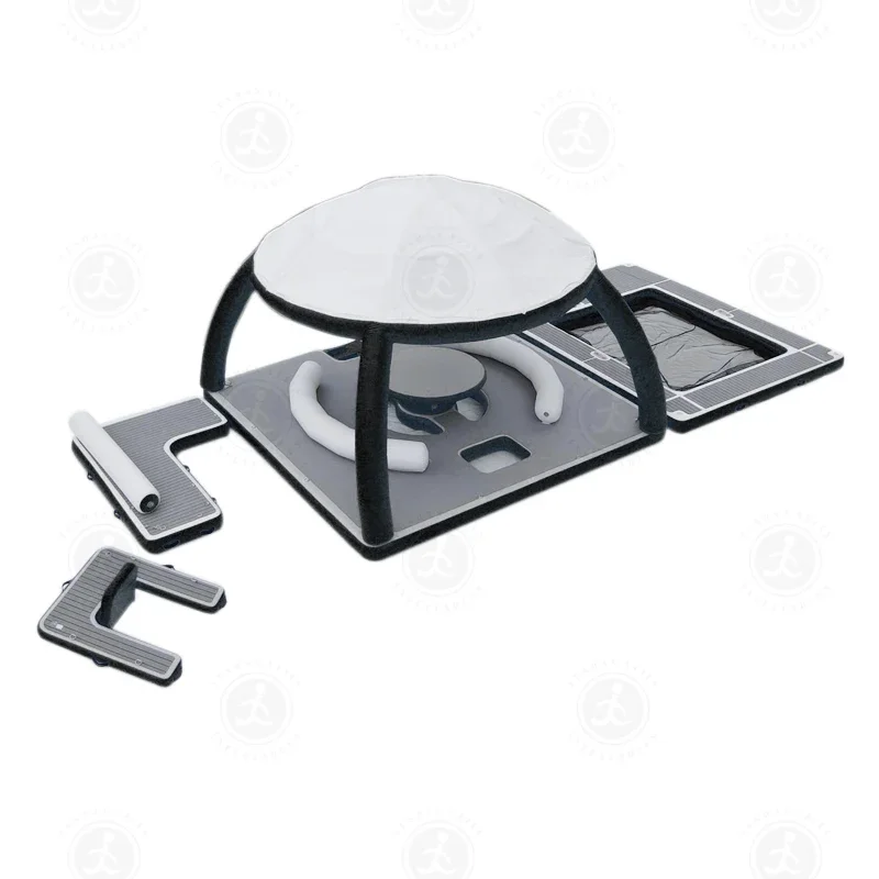 Наружная надувная док-станция плавающая водная платформа плавающий остров с