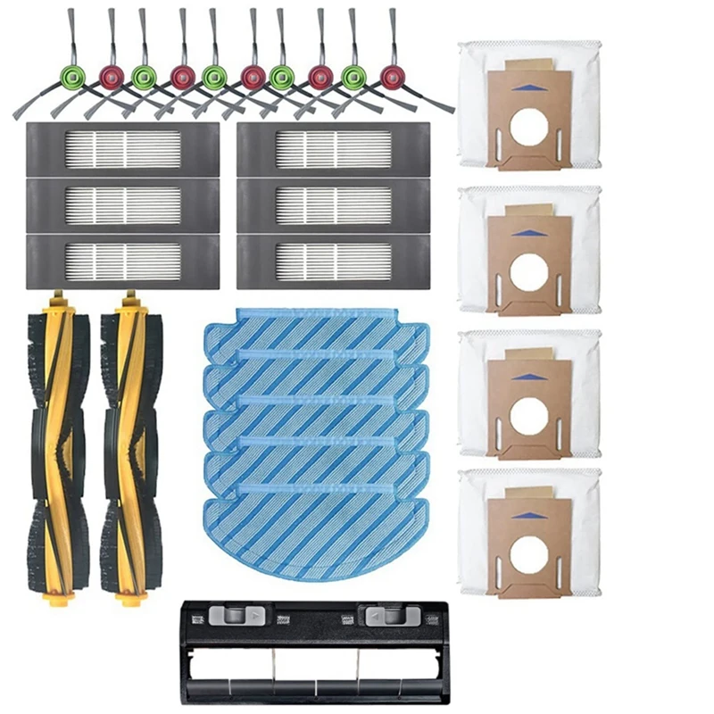 

28PCS For ECOVACS Deebot T9 T9max T9power T10 Robot Vacuum Cleaner With Brush Dust Box Filter Cleaning Replacement