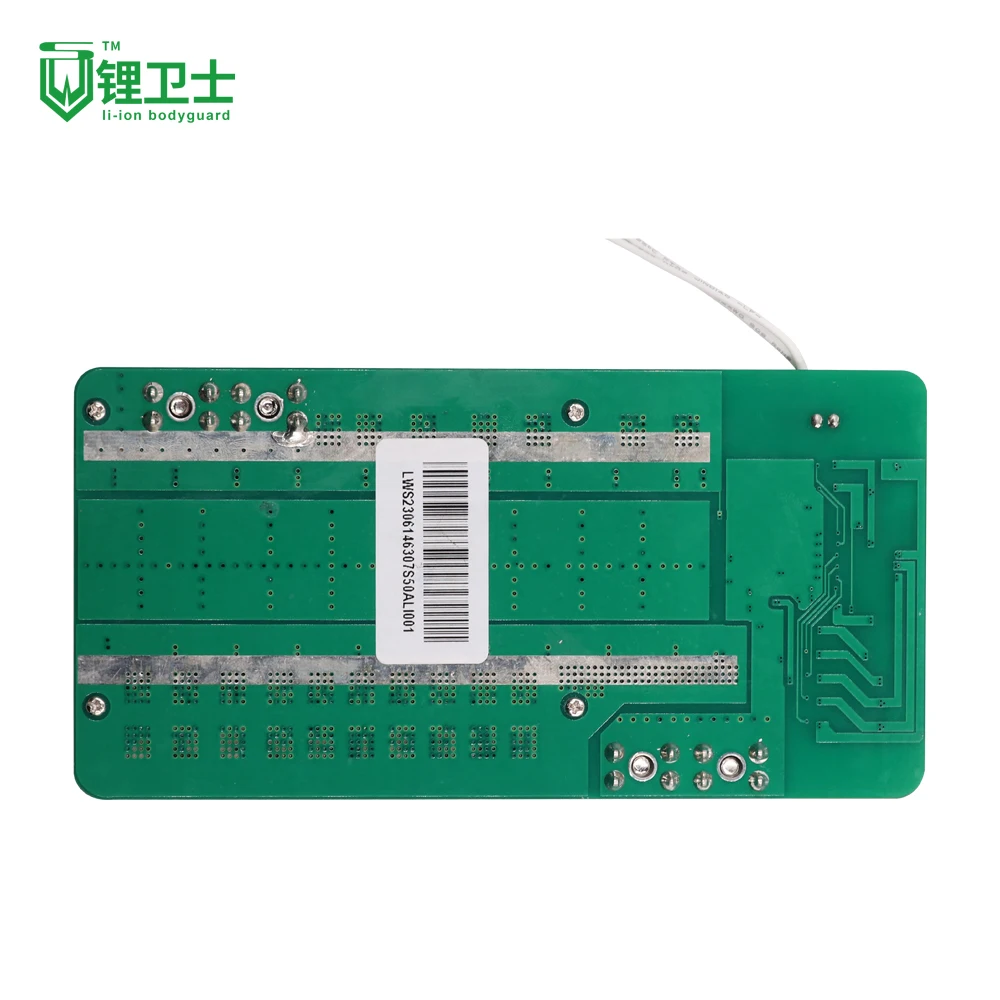 Сбалансированная плата LWS 7S 60A 24V Li-Ion LiFePO4 BMS с переключателем температуры 75C/90C для