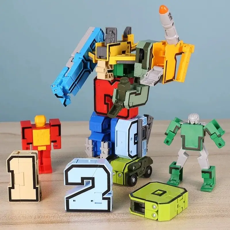 

Обучающие сборные роботы, конструктор-трансформер, экшн-фигурка, модель автомобиля, цифры, буквы алфавита, математические игрушки
