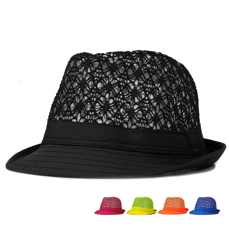 

Spring Summer Women Hollow Mesh Bucket Hat Solid Breathable Flat Top Men Jazz Cap For Britain French Girls Bob Bone Unisex A44