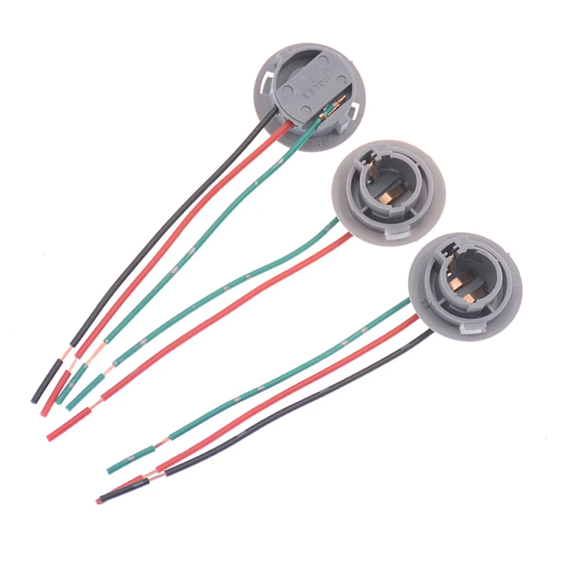 

1PC Car Lamp Lights Bulb Socket 1156 1157 BA15S BAY15D Brake Light Adapter Bulbs Socket Car Socket For LED/SMD/OEM Bulb Socket