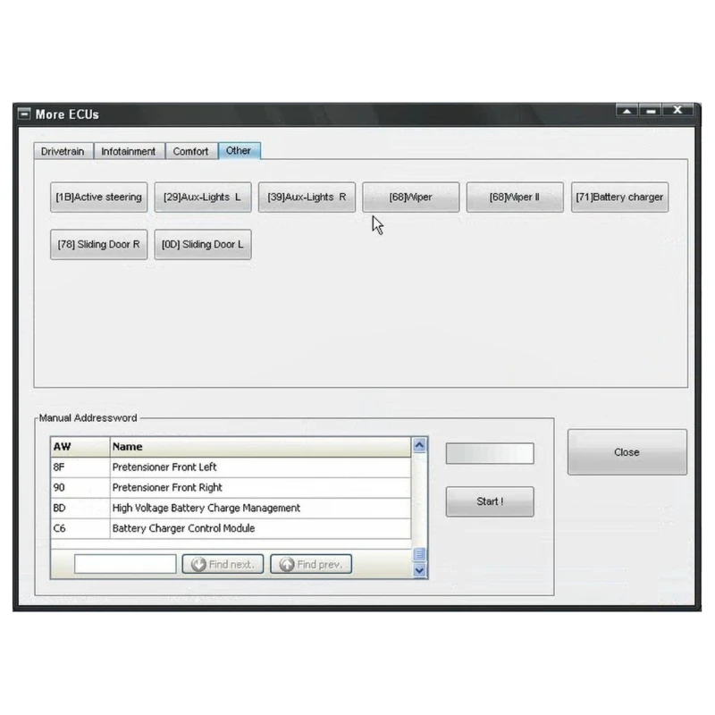 Расширенный автомобильный диагностический набор с надежной защитой данных для