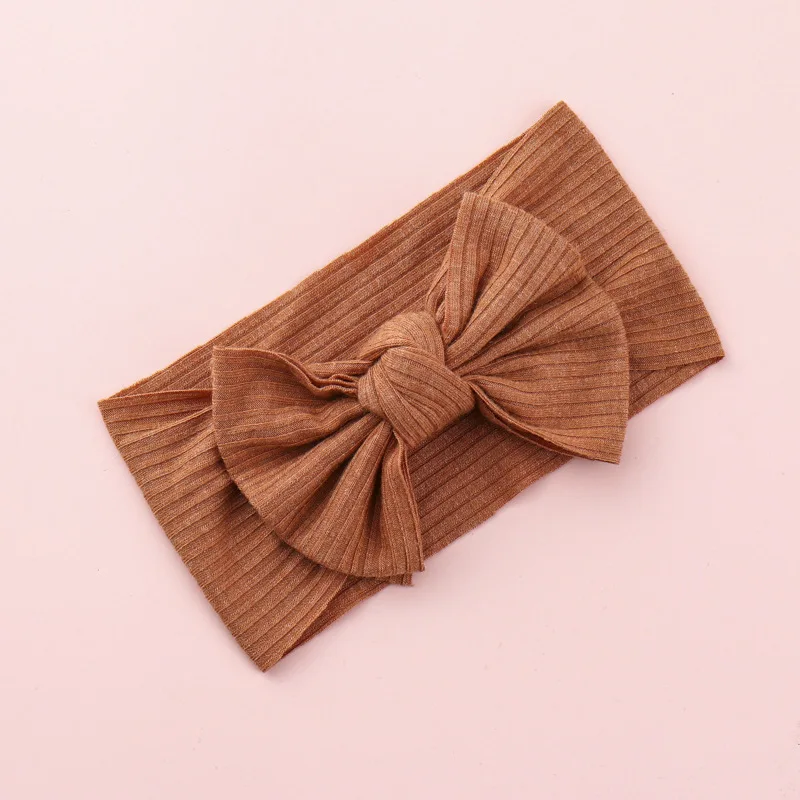 

Baby Headband Bow Headdress 15 Color Knitted Hollow Fabric Baby Bow Hairband Baby Hair Accessories Baby Headband Baby Headband