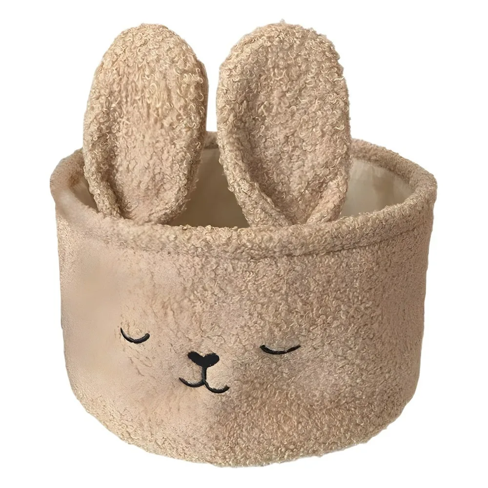 

Складная корзина для хранения белая/коричневая