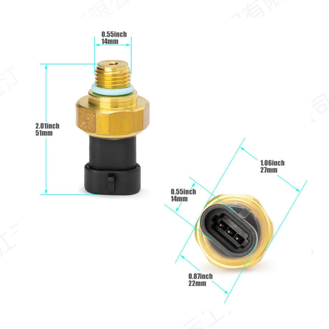 Фото Подходит для датчика давления масла Cummins N14 L10 M11 ISX 3083716 3080406 PS398 №1