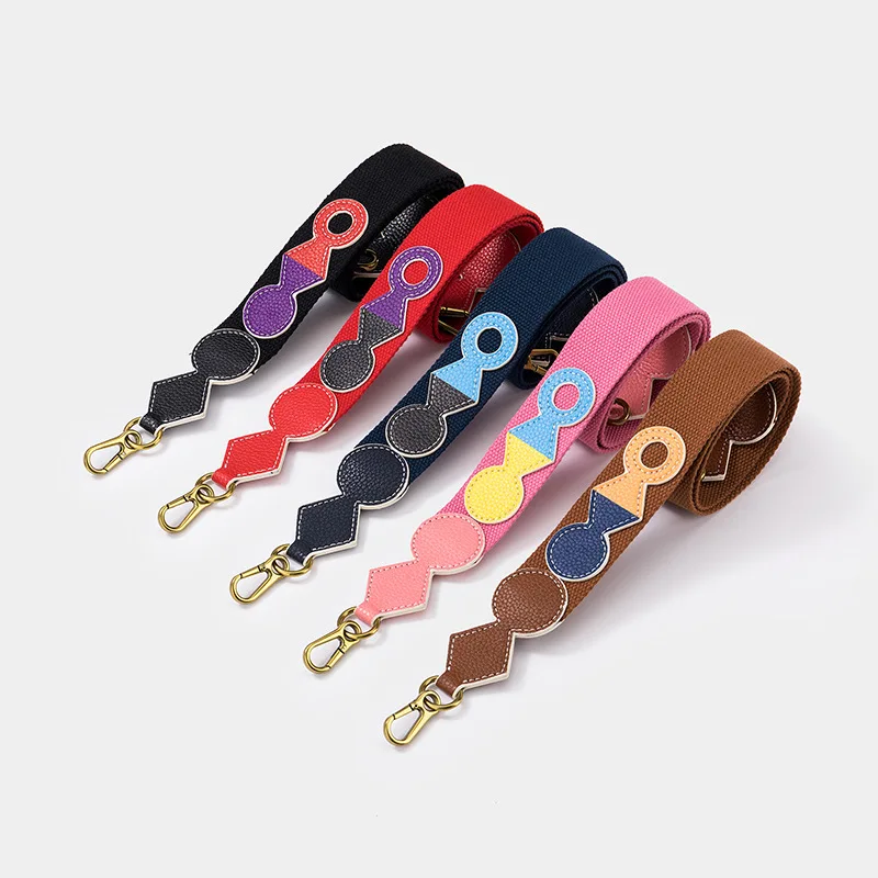 BAG STRAP COTTON WOVEN WIDE SHOULDER BELT UNIVERSAL FASHION MESSENGER BAG STRAPS ACCESSORIES BAG STRAP REPLACEMENT STRAPS