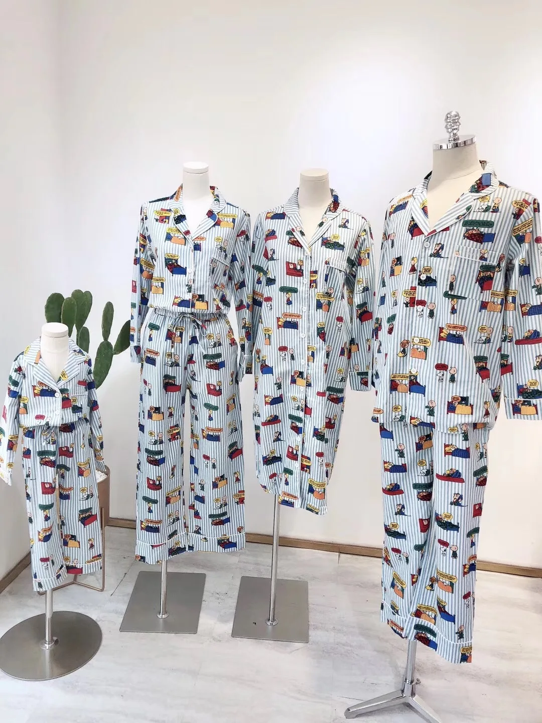 

Gelato Pique Couple Pajamas Set Men Pajama Cotton Sleepwear Kid Home Wear Long Dress