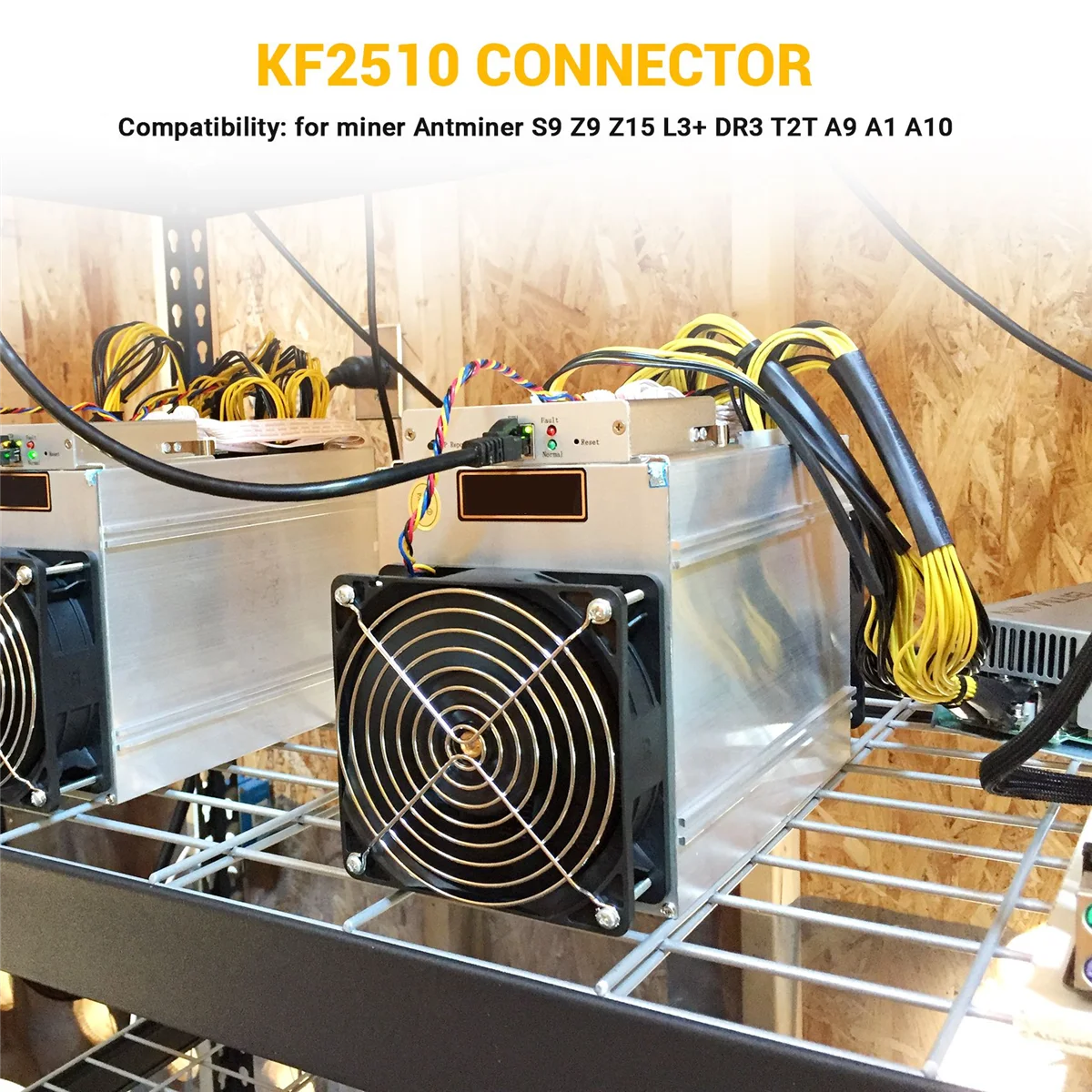 50 шт. KF2510 разъем 2 54 мм штекерный 4-контактный вентилятора для ASIC Miner Antminer S9 Z9 Z15 L3 + DR3