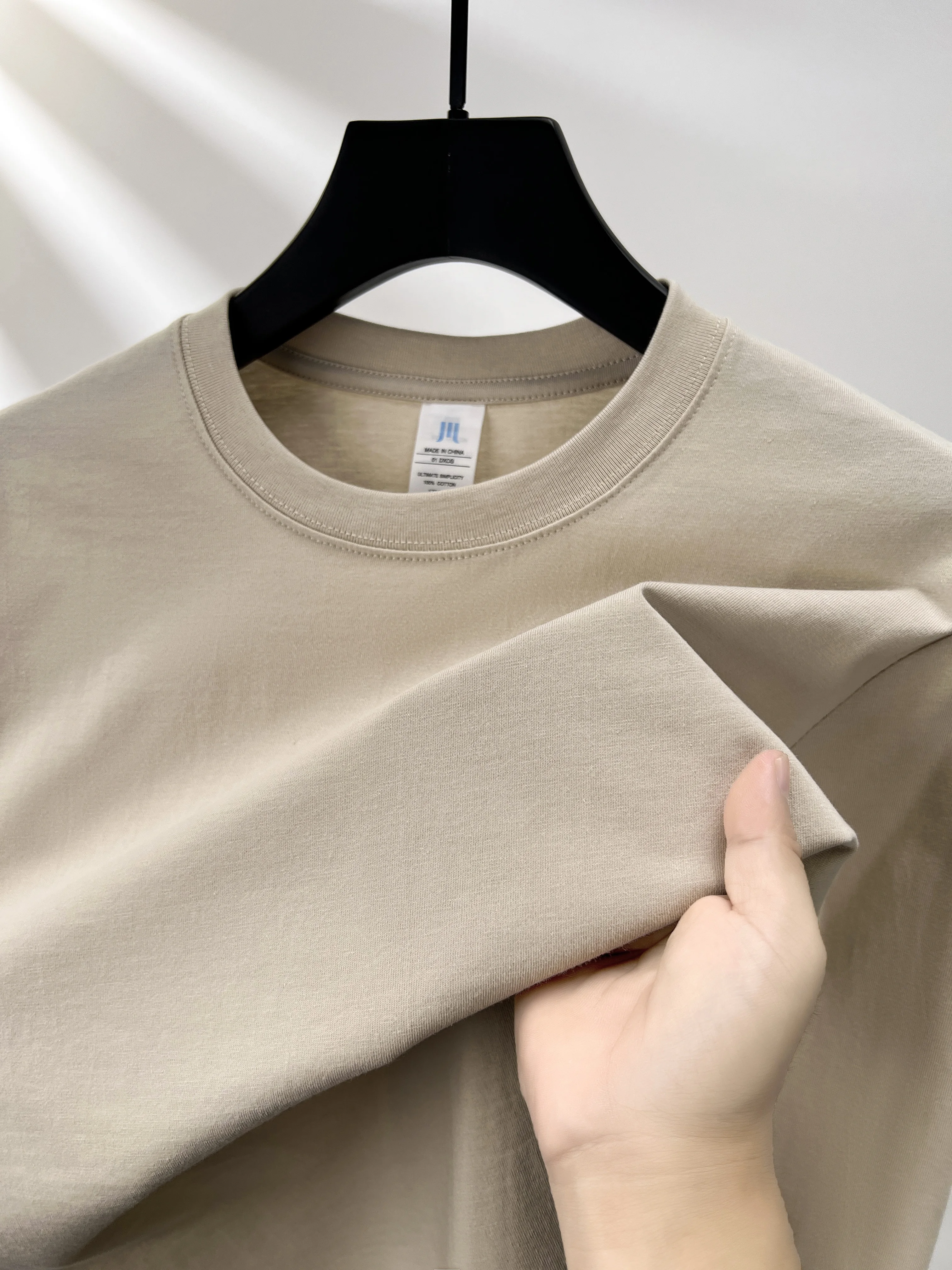 Футболка С Длинными Рукавами Из 100% Хлопка Унисекс Осенняя Модная Классическая