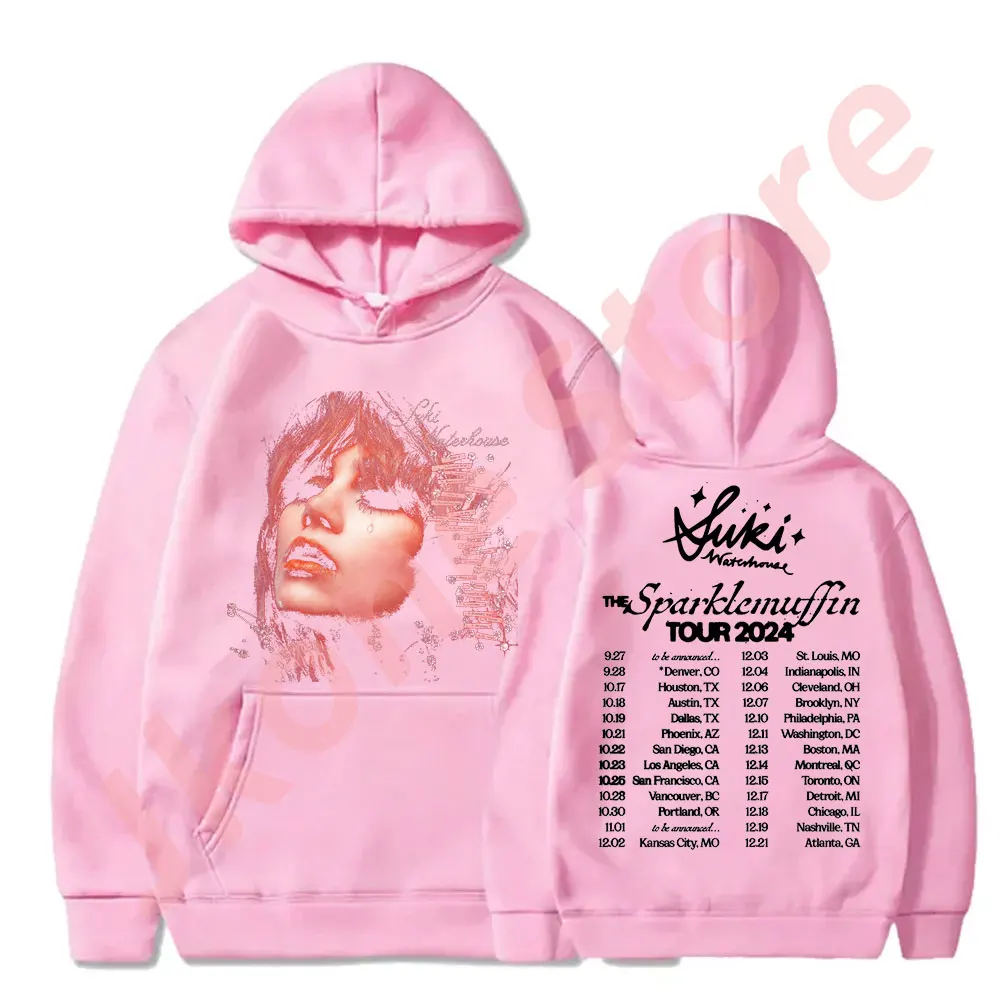 Винтажные толстовки Suki Waterhouse The Sparklemuffin Tour 2024 товары для косплея женская и мужская