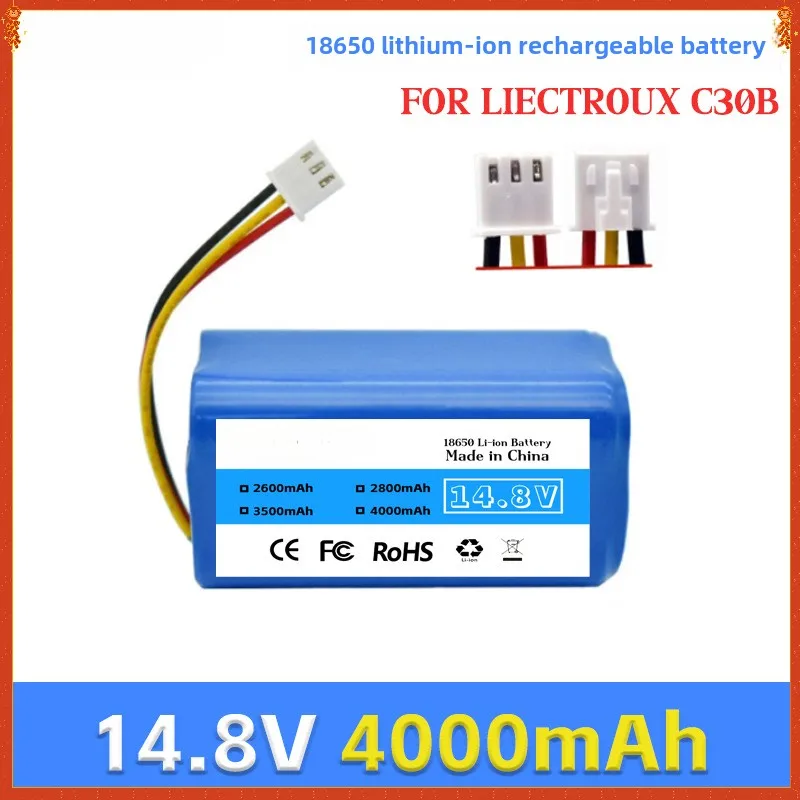 Аккумулятор 14 8 В 4000 мАч для LIECTROUX C30B 2600 Imou Rv-l11-A Bagotte BG800 KyvolE31 Coredy R750 Laresar Grande 2
