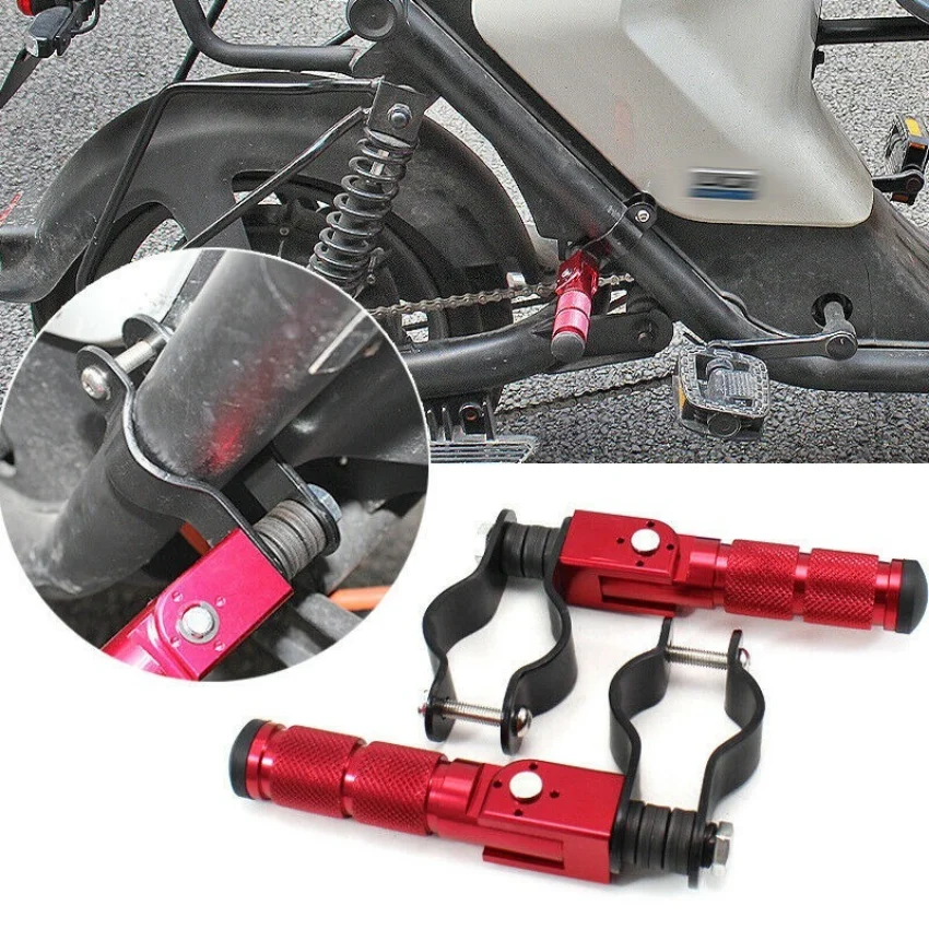 

CNC Universal Motorcycle Foot Rest Pedal Bicycle Rear Passenger Foot Pegs Pedal 1set