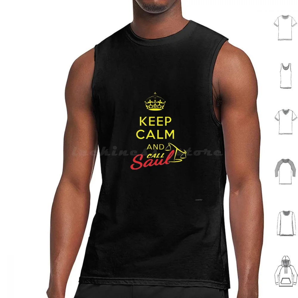 

Keep Calm And Call Saul Tank Tops Print Cotton Better Call Saul Walter White Saul Goodman Jesse Pinkman Heisenberg Bob