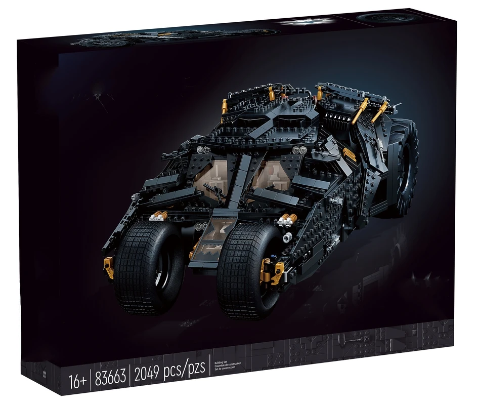 2049pcs Chariot dark knight Batmobile Compatible 76240 Model Building Blocks Bricks Set  Toys Birthday Gifts for Children Kids