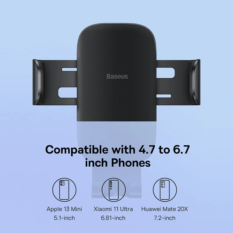 baseus gravity car phone holder air vent universal for iphone redmi note 7 smartphone car support clip mount holder stand free global shipping