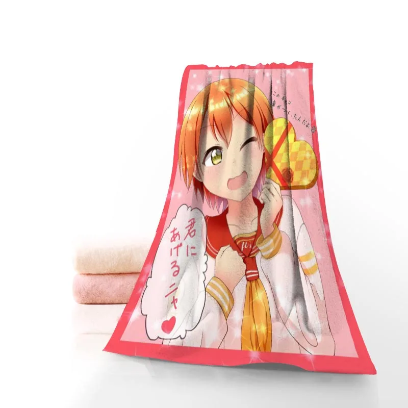 

Оригинальное Спортивное портативное быстросохнущее полотенце Hoshizora Rin, полотенце для йоги, для улицы, размеры s, 35x75 см, 0524