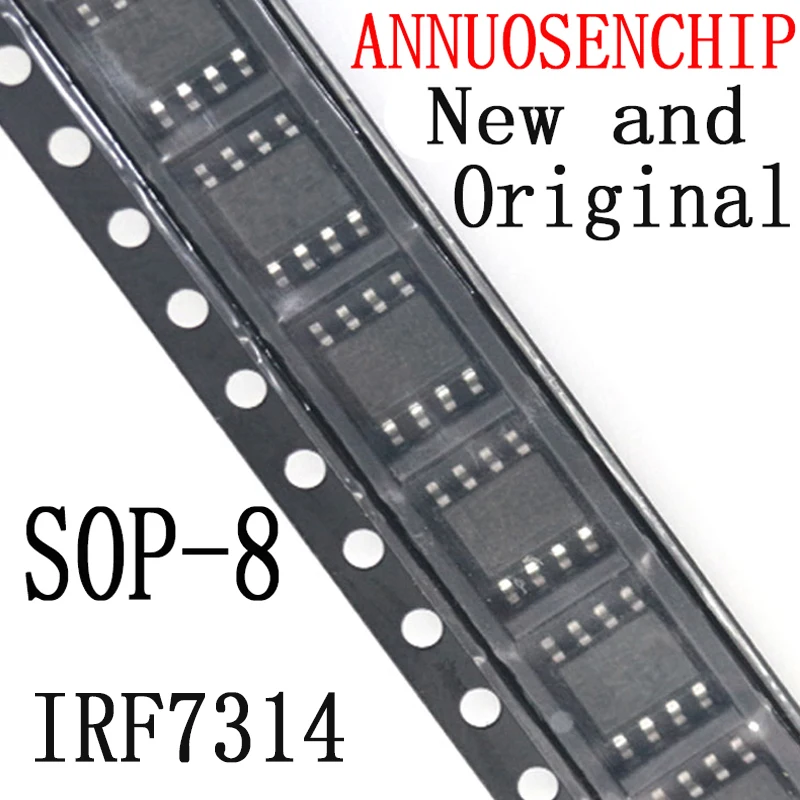 Новые и оригинальные SOP-8 F7314 SOP8 IRF7314TRPBF IRF7314, 10 шт. Новые и оригинальные SOP-8 F7314 SOP8 IRF7314TRPBF IRF7314, 10 шт.
