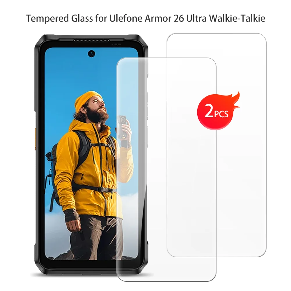 Фото Защитная пленка из закаленного стекла для рации Ulefone Armor 26, защитная пленка для смартфона №1