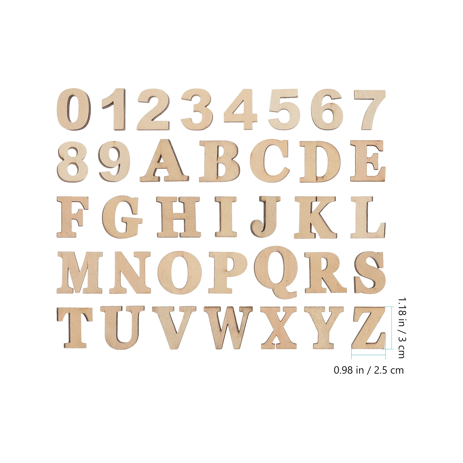 36 шт. английские буквенно-цифровые деревянные буквы для скрапбукинга поделки