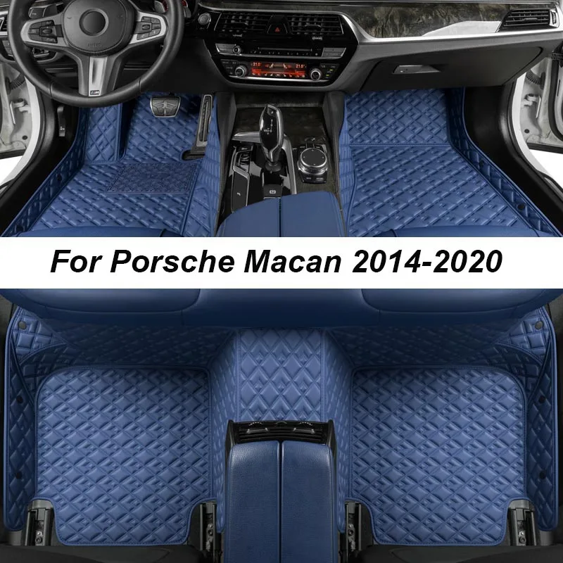 

Custom Luxury Floor Mats For Porsche Macan 2014-2020 NO Wrinkles Car Mats Accessories Interior Replacement Parts Full Set
