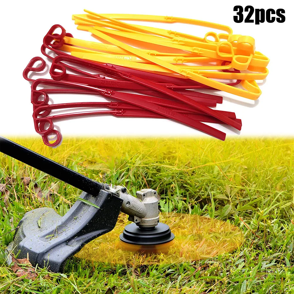 

32 Pack Premium Replacement Flexible Line Blades For Trimmers Edgers Cutting Grass No More Strings Or Lines Garden Tool Parts