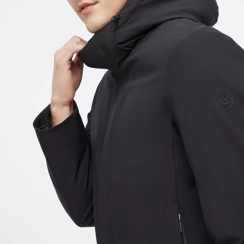 BOSIDENG 90% пуховик мужская зимняя куртка классическая деловая короткая ветровка со