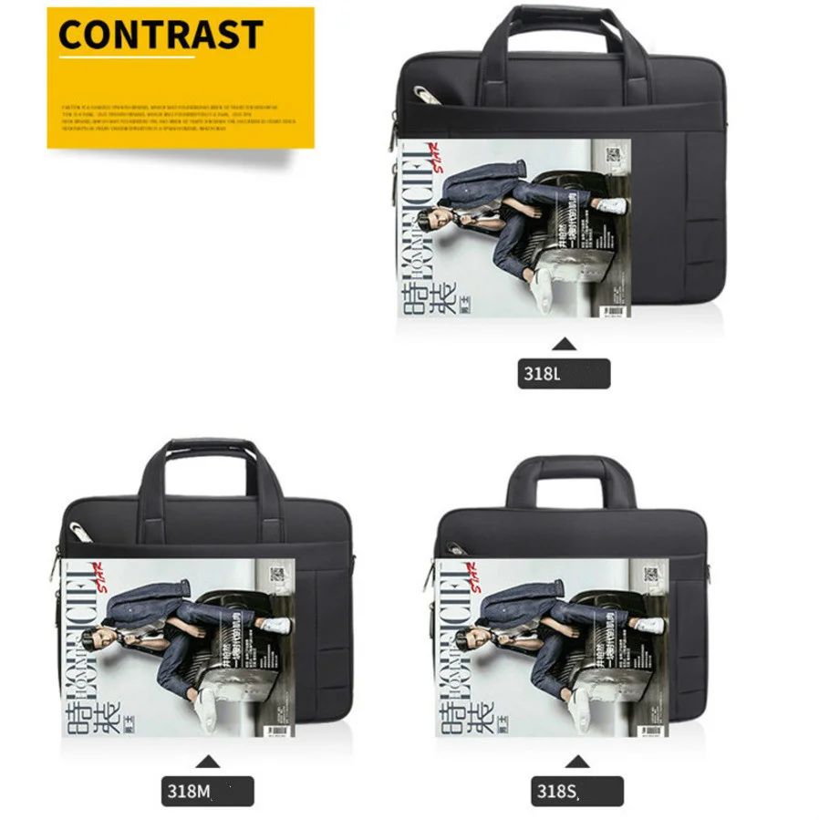 Business Bags Waterproof Classic Men's Shoulder Work Handbag Men Briefcase Laptop Bag Bolsa Women High Quality Oxford Handbags