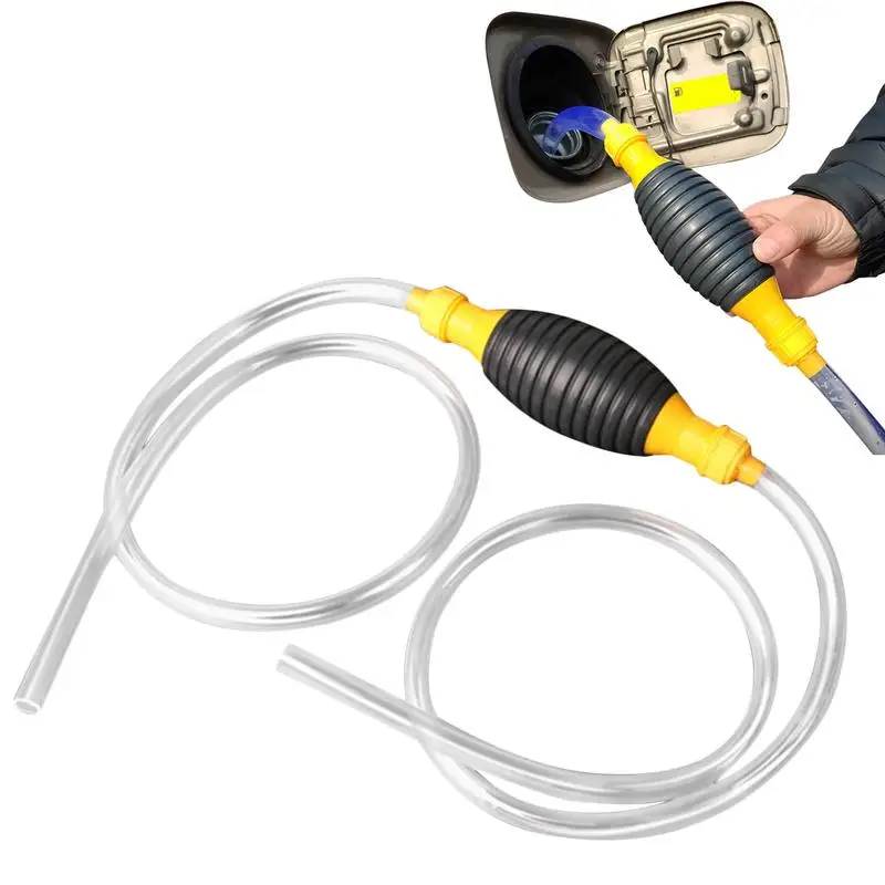 

Ручной насос для нефти, ручной насос для переноса масла с высоким потоком, с прочным сифоновым шлангом из ПВХ, автомобильные аксессуары