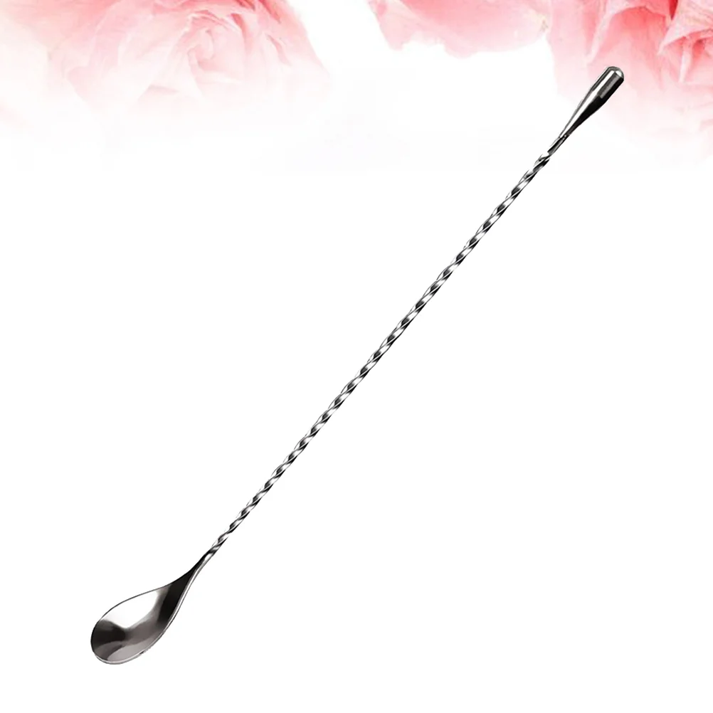 

Cocktail Spoon Spoons Stirring Stirrer Mixing Beverage Steel Stainlesshandle Stick Bar Stir Drink Sticks Tea Stirrers Martini