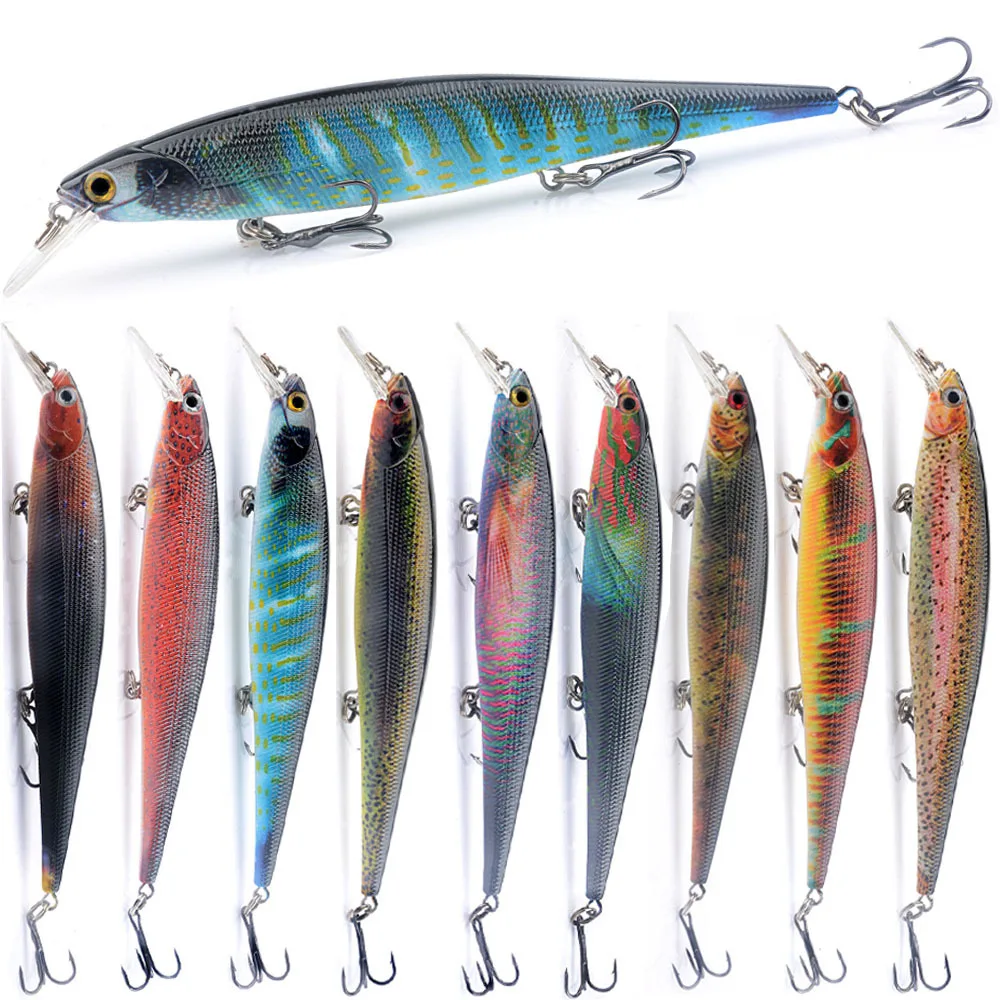 

Painted Floating Minox Bait 14cm/15g Long-distance False Bait Outdoor Fishing Wholesale Factory Free Postage Fishing Goods 1pcs