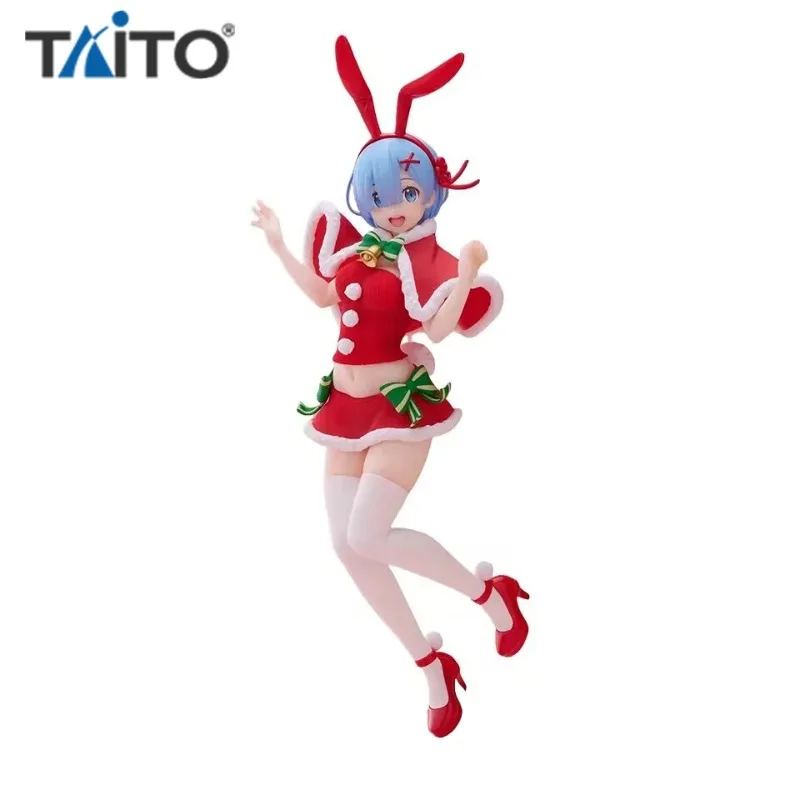 Фото В наличии оригинальная аниме-фигурка TAITO Re: Zero Kara Hajimeru Isekai Seikatsu Rem, Kawaii, модель из ПВХ, коллекционная настольная милая фигурка №2