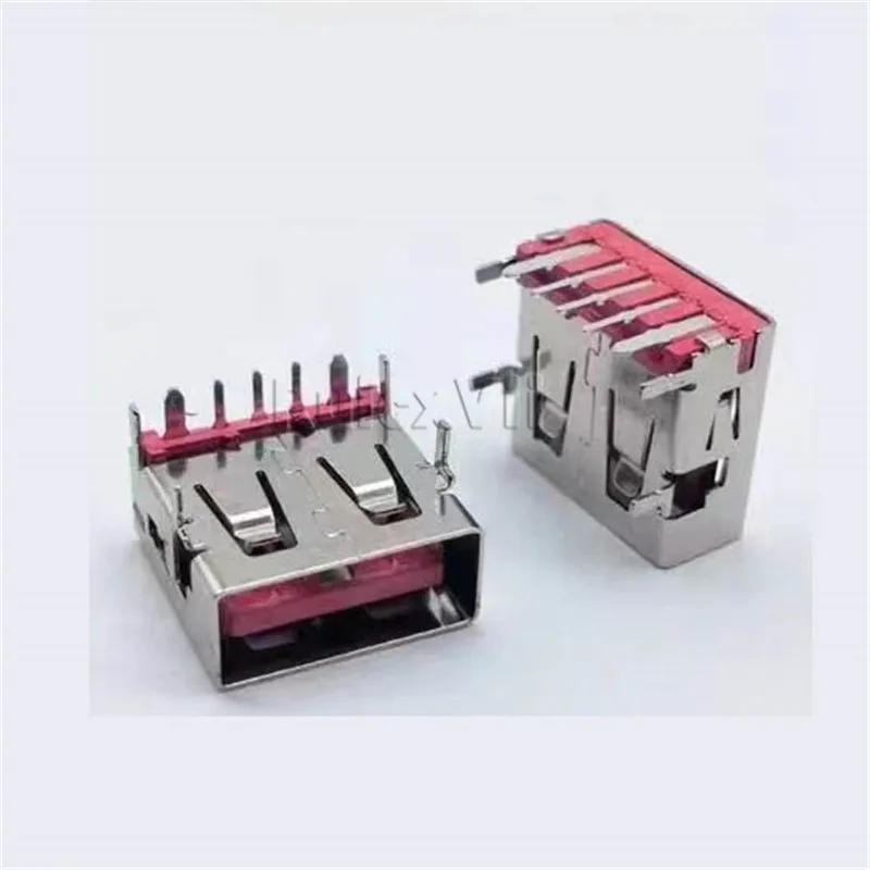 

5pcs OPPO/VOOC Flash Charge 5Pin Female USB Port 5A High Current 90 Degree Board 4-Pin Horizontal Multicolor Optional