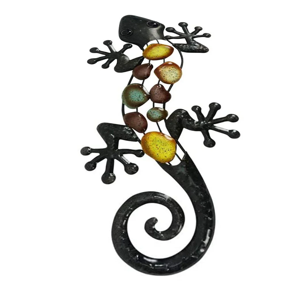 

The Sign Wall Hanging Crafts Ornaments Decorations Out Door Metal Adorn Lizard Designed House Home Outdoor Pool Decors