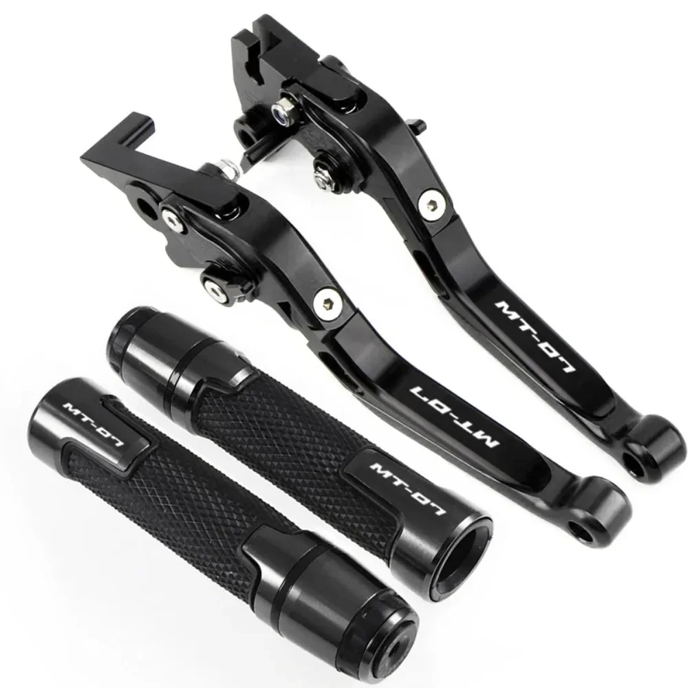 Фото Для Yamaha MT-07 FZ-07 MT 07 FZ07 MT07 FZ 07 2014-2025 мотоциклетные регулируемые складные выдвижные рычаги тормозной муфты с ЧПУ, ручка №5
