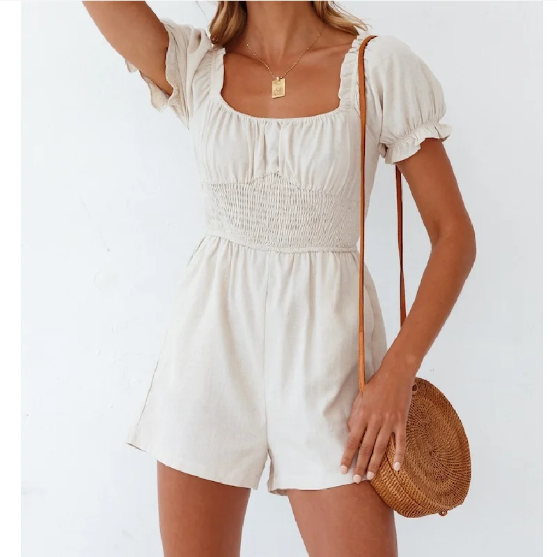 Women Rompers 2022 Casual Rompers Overalls Playsuits Loose Summer Women Jumpsuit Shorts 2022