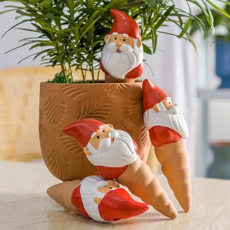 

Лампы для полива растений в форме Санта-Клауса, регулируемые самокапельные приборы для растений, конусы для автоматического полива цветов