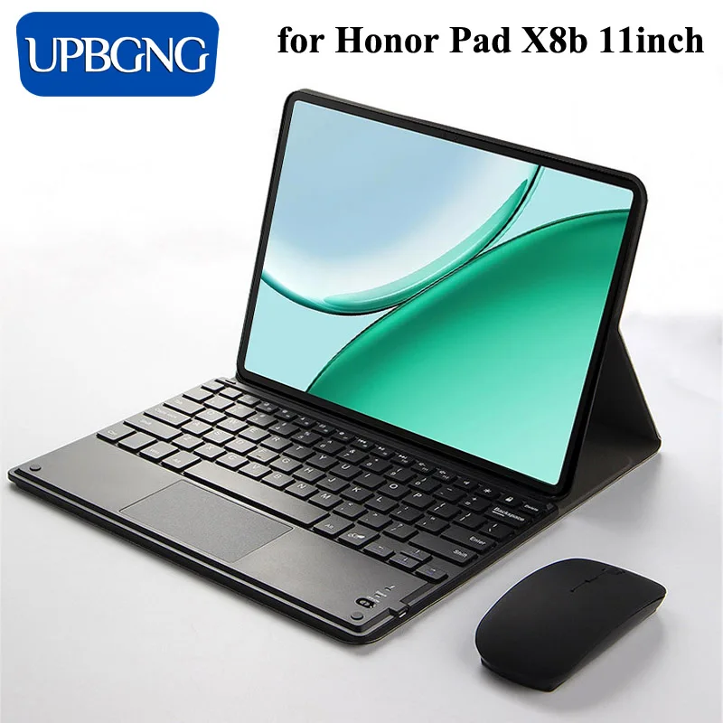 Фото Чехол-клавиатура для Honor Pad X8b X8a 11 дюймов, беспроводная Bluetooth-клавиатура, чехол-клавиатура для Honor Pad X8b 11 дюймов, аксессуары №1