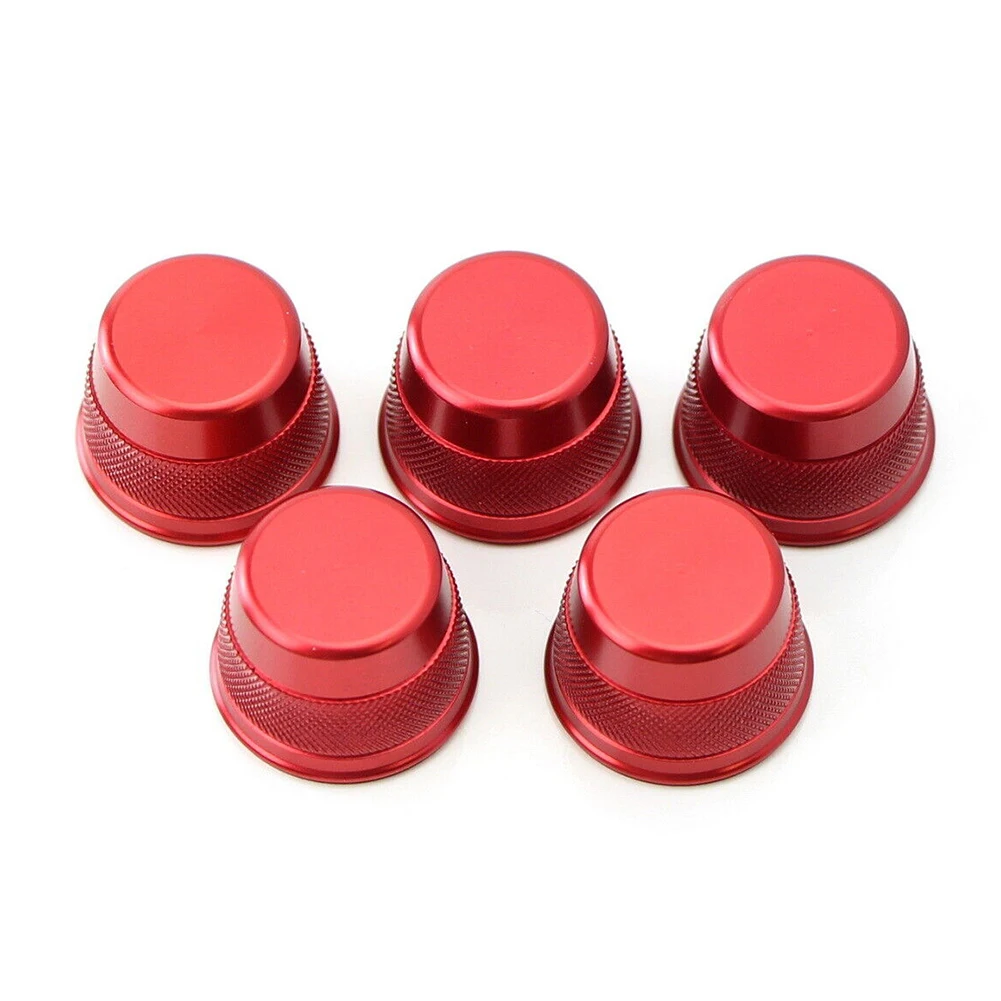 

Red Air Conditioner Vent Opening Knob Covers Designed for Mercedes W205 C Class and GLC Class Personalize Your Car's Interior