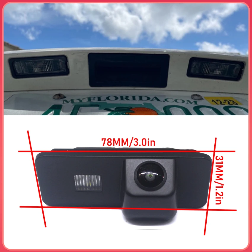 Автомобильная камера заднего вида для VW Golf V 5 Scirocco Eos Lupo Passat CC Polo (2 клетки) вариатор