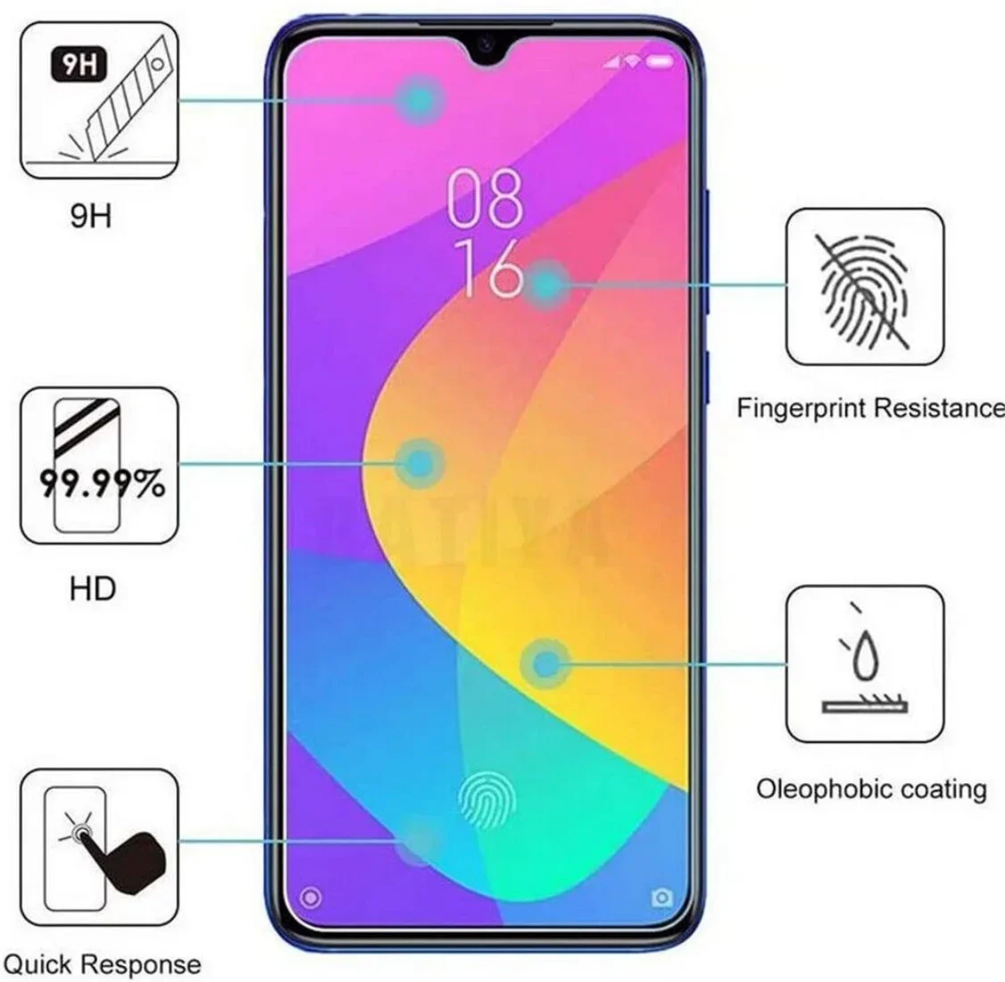 Пленка из закаленного стекла HD для Motorola Moto Edge 30 E22s E13 G14 E22i G62 G Power G54 G72 G22 G73 G32 G13 Neo Play