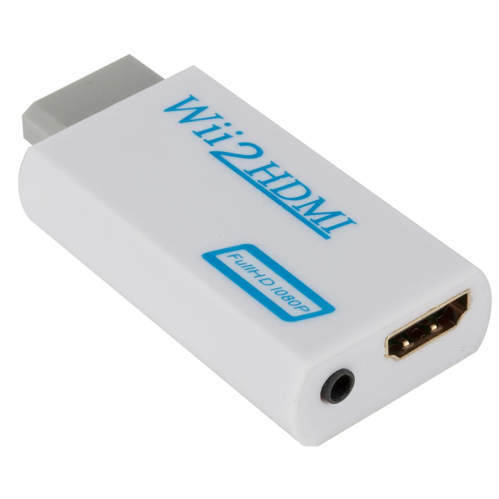 Полный HD 1080P Wii в HDMI-совместимый адаптер конвертер 3 5 мм аудио для ПК HDTV монитора 2 |